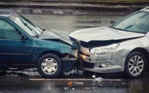 Head-On Collision between two cars