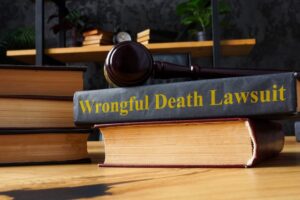 Pile of books and a wrongful death lawsuit.